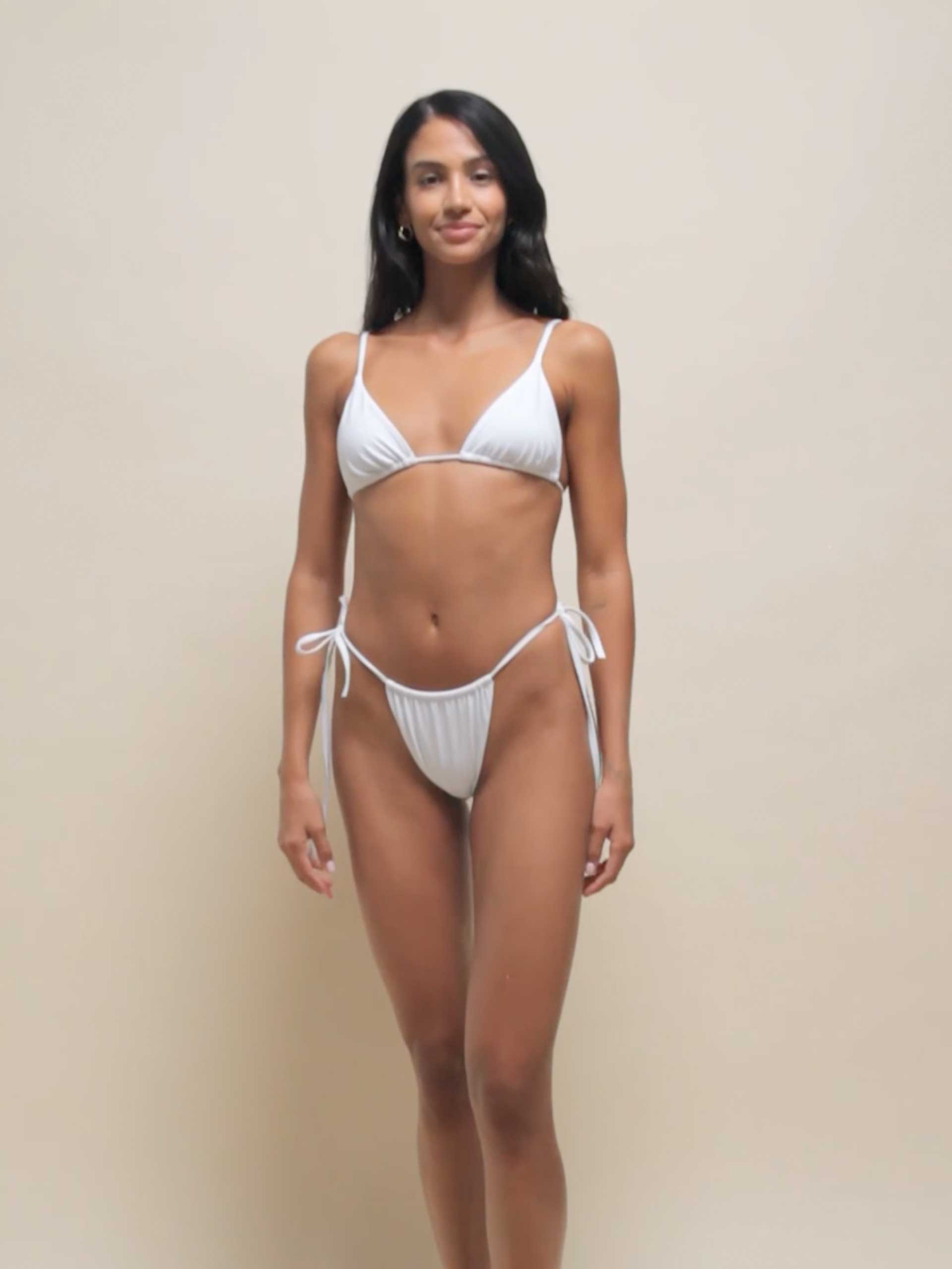 The Gabrielle Bikini Bottom in Cloud Nine